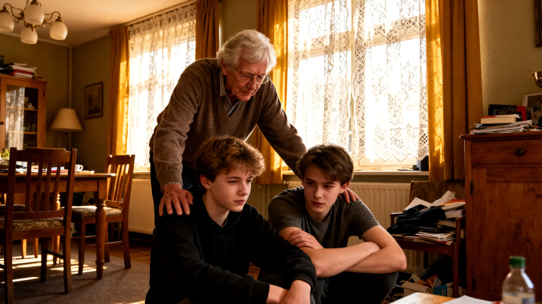 Grootouders die hun jongvolwassen kleinkinderen overbeschermen en hierdoor hun autonomie en zelfstandige ontwikkeling belemmeren"